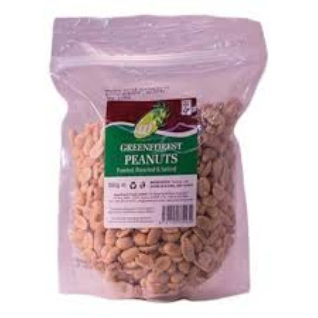 EUREKA ROASTED SALTED PEELED PEANUTS 500G